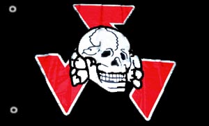 AWB Totenkopf Skull Flag - Click Image to Close